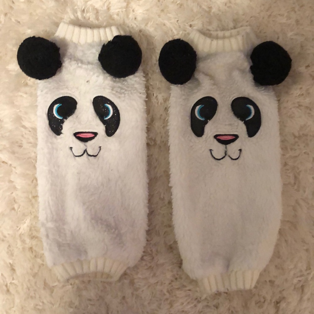 Panda leg warmers